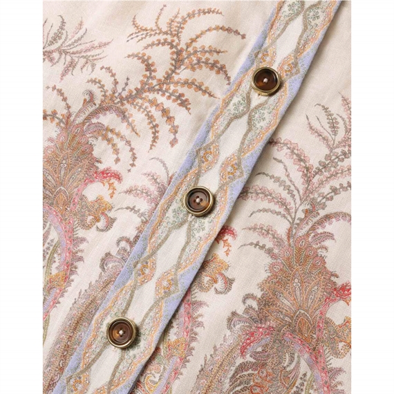 Zimmermann Alchemy A-Line Nederdel, Cream Paisley